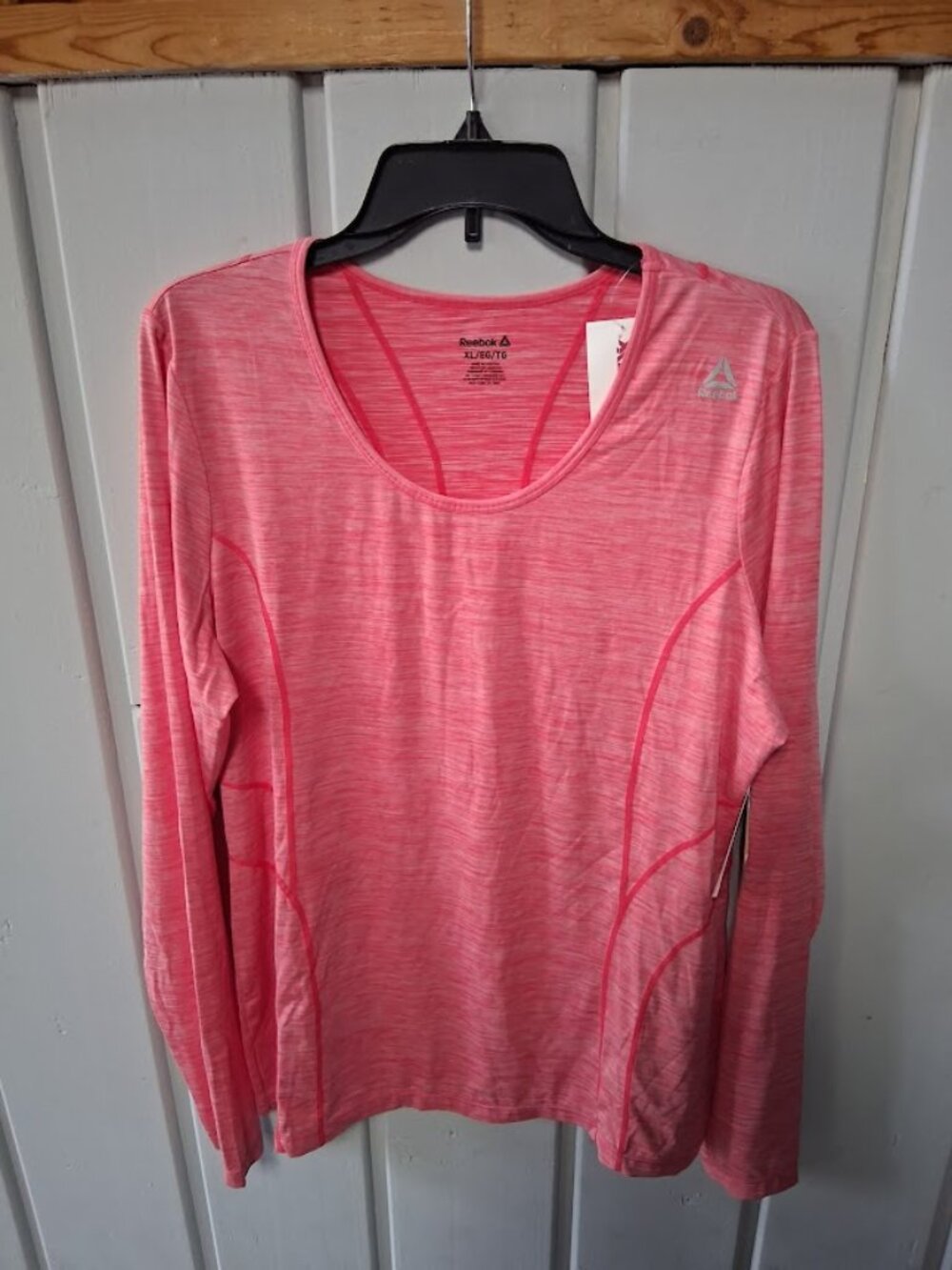Reebok Women's Dynamic Slim Fit Training Long Sleeve Top NWT Sz XL